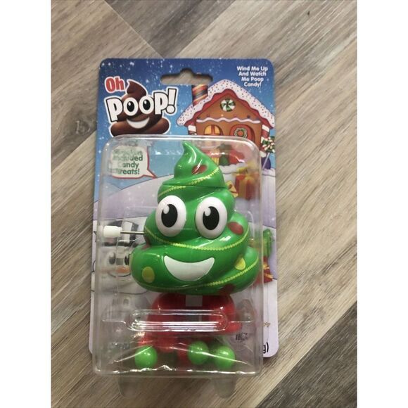 Oh Poop Candy Pooper Emoji Wind Up Toy HolidayChristmas Fun ,Stocking Toy Gift - Picture 1 of 5